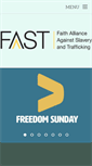 Mobile Screenshot of faastinternational.org